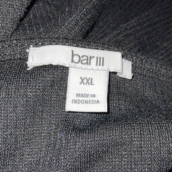 Bar Ill RIB WOMEN’S L/S HOOK-EYE TOP BLACK XXL - Picture 3 of 10